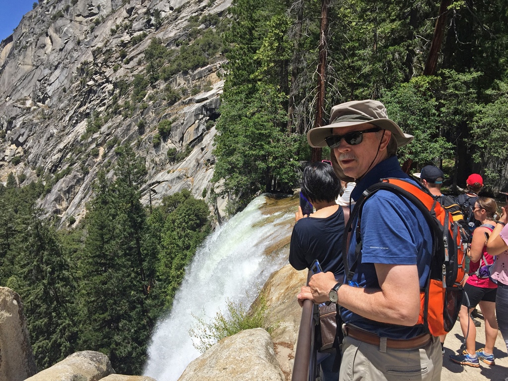 Bob at Top of Vernal Falls