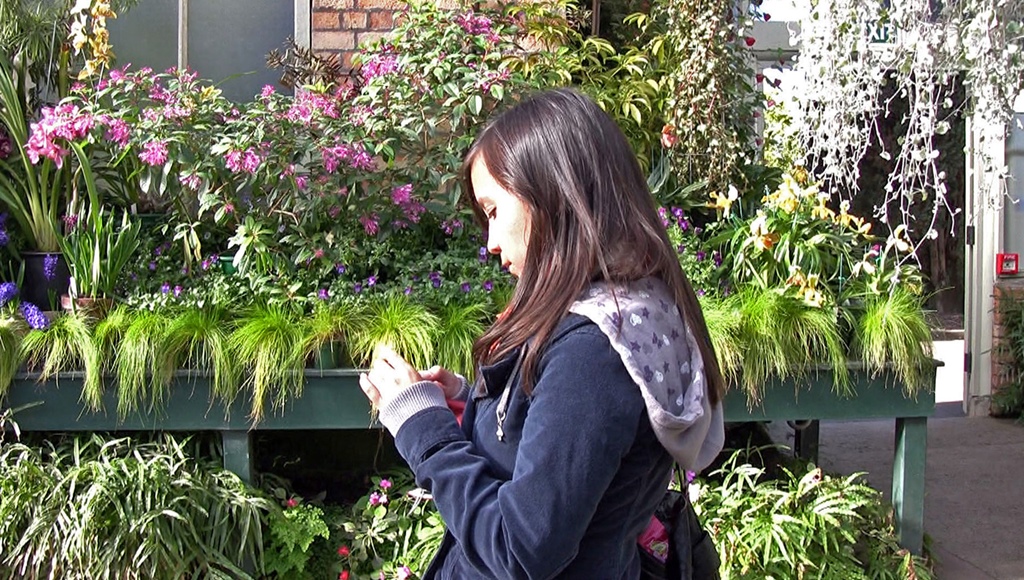 Connie in Temperate House