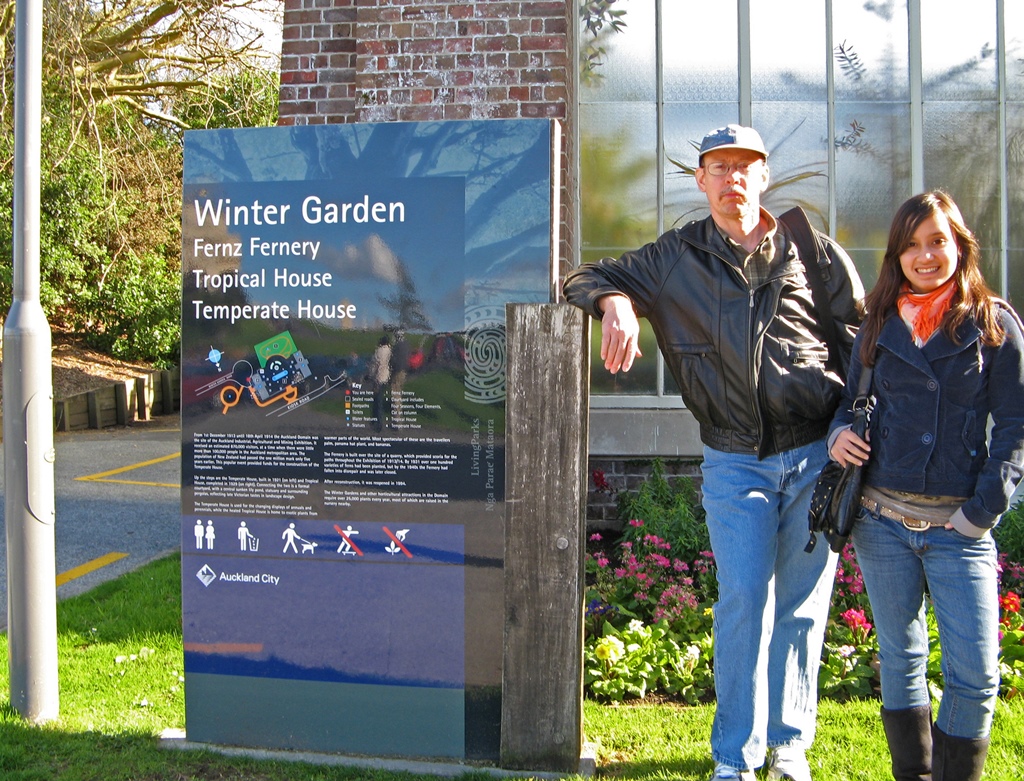 Bob and Connie with Sign