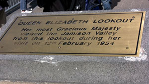 Queen Elizabeth Plaque