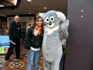 Connie and Koala Near Echo Point