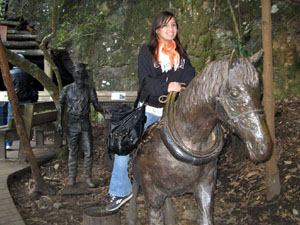 Connie on Horseback