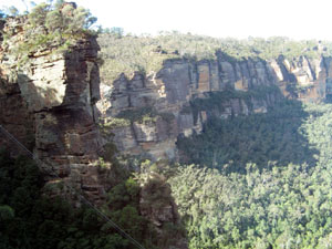 Rock Wall from Cableway