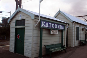 Sign at Katoomba Train Station