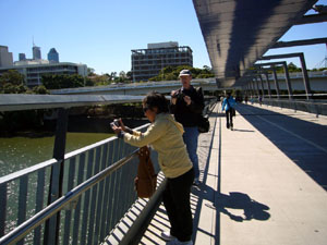 Nella and Bob on Goodwill Bridge