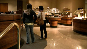 Connie and Nella at Breakfast Buffet