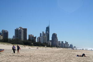 View Toward Surfer's Paradise