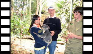 Connie and Bob with Koala