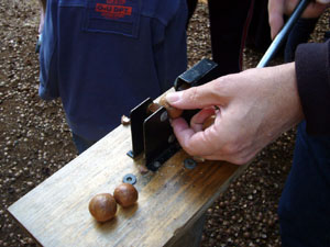 Bob Using Nut Cracker