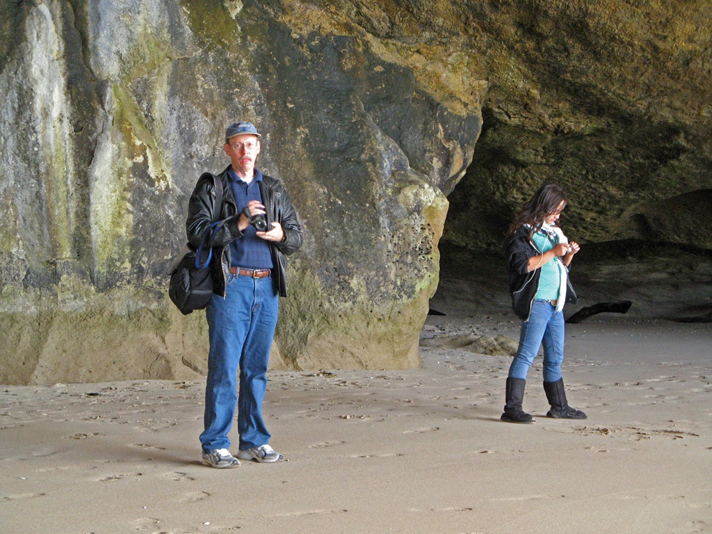 Bob and Connie in Cave