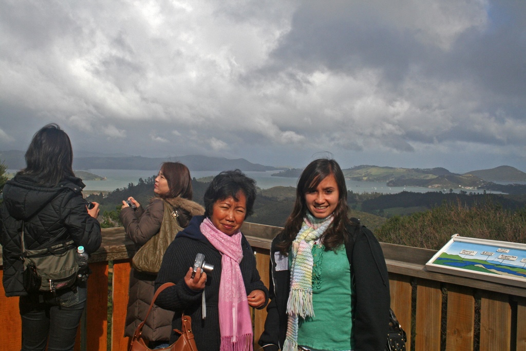 Nella and Connie with Coromandel Bay