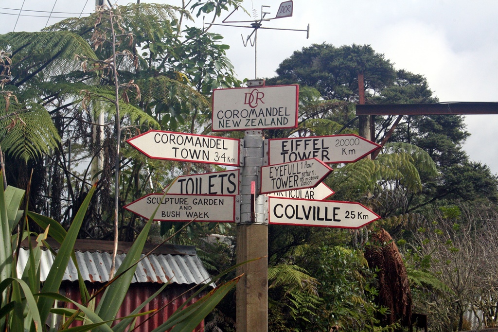 Signpost at Station