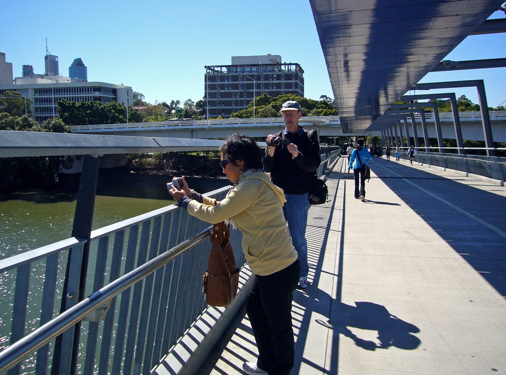 Nella and Bob on Goodwill Bridge