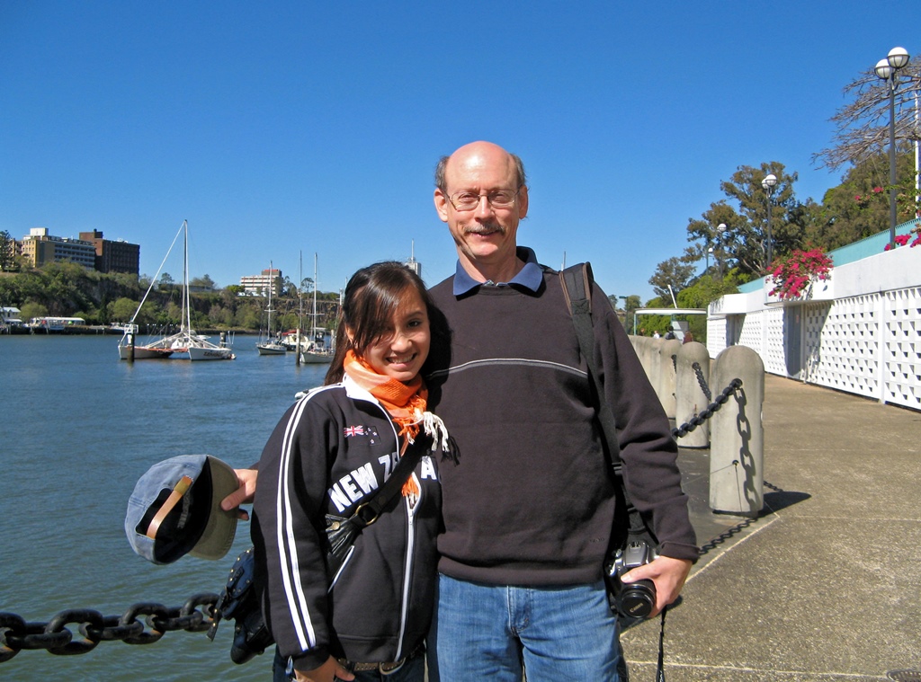 Connie and Bob with River