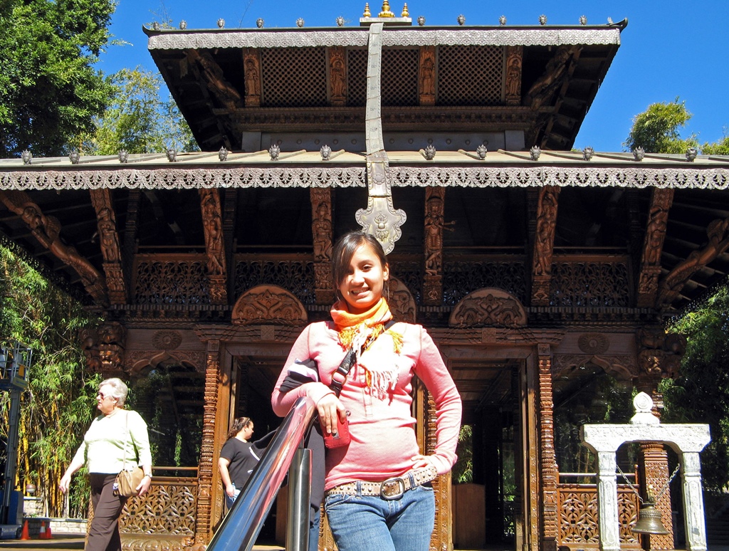 Connie and Peace Pagoda