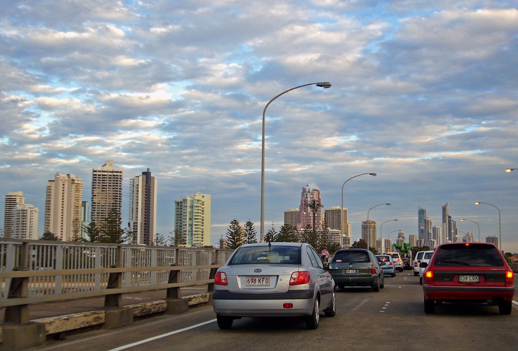 Approaching Surfer's Paradise