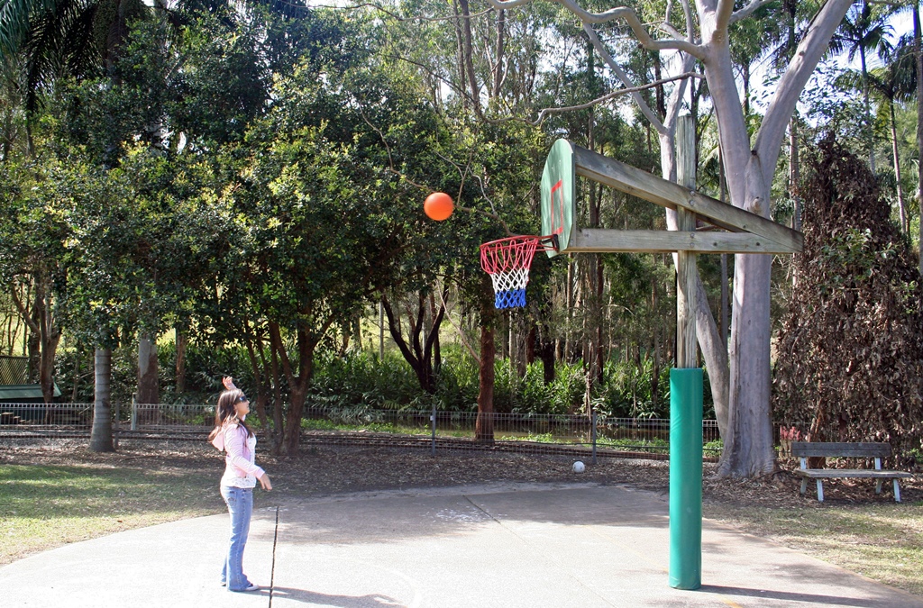 Connie Shooting Basket