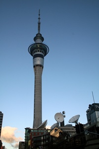 Sky Tower and TVNZ Building