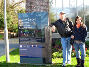 Bob and Connie with Garden Sign