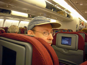 Bob on Airplane