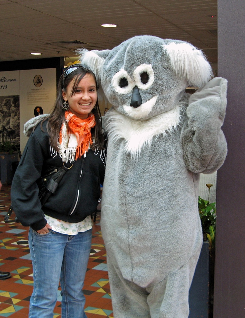 Connie and Koala Near Echo Point