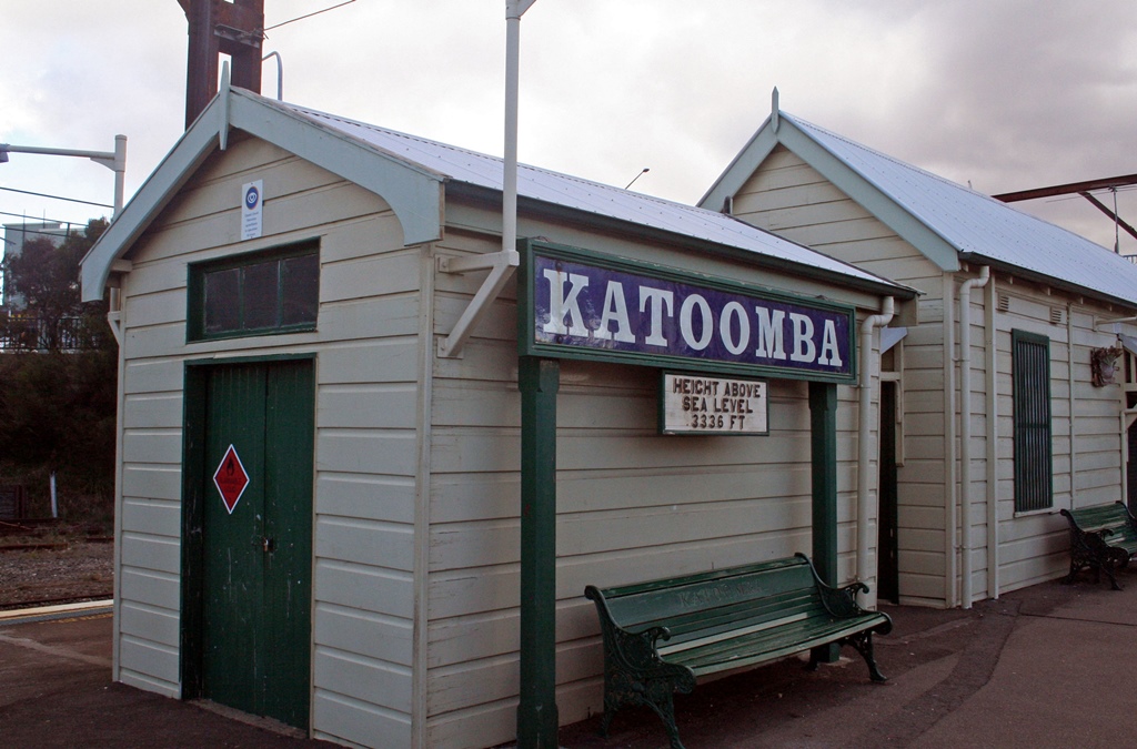 Sign at Katoomba Train Station