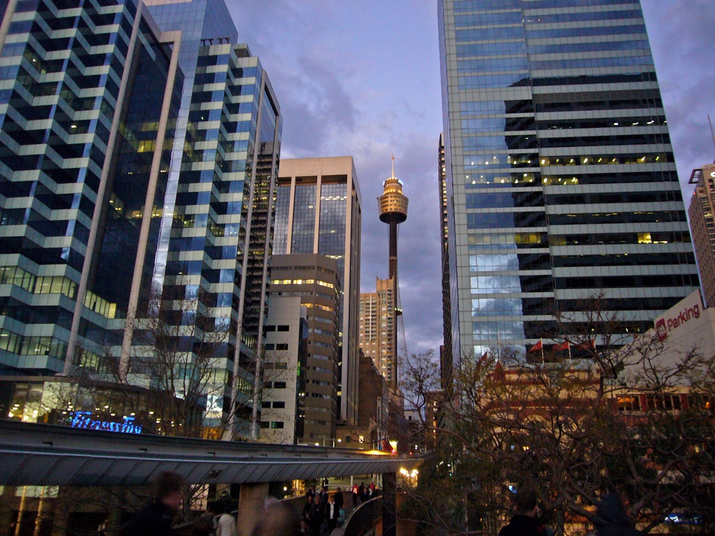 Buildings from Pyrmont Bridge