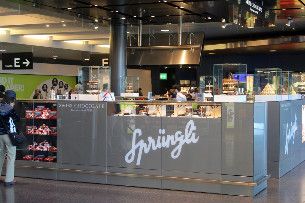 Sprngli, Zurich Airport