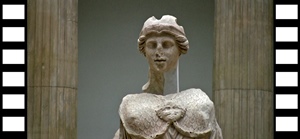 Athena Statue, Portico, Columns