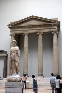 Portico and Statue of Athena