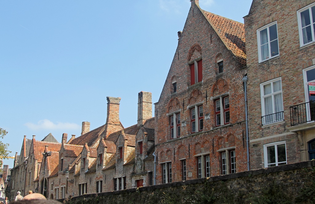 Buildings Along Groenerei Canal