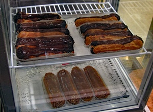 Eclairs in Store Window