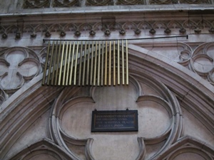 Rods Above Treasury Entrance