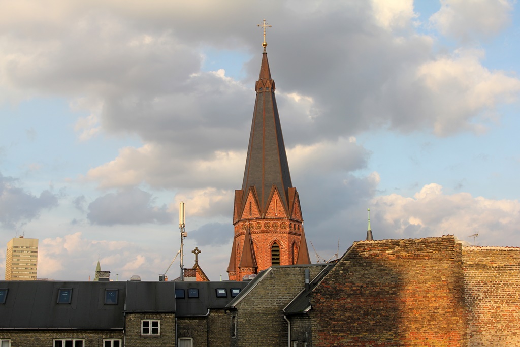 Jesus Sacred Heart Church from Hotel