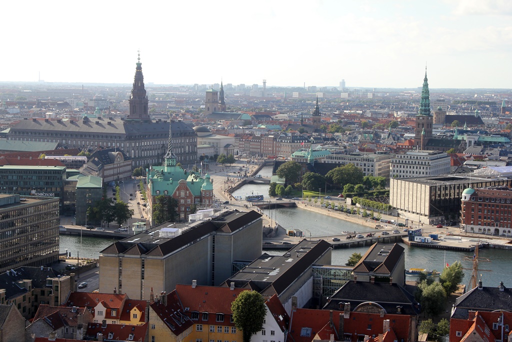 Christiansborg, Old Stock Exchange and Nikolaj Church