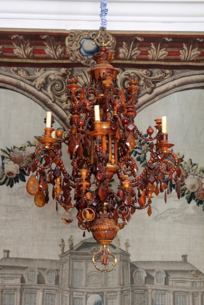 Amber Chandelier