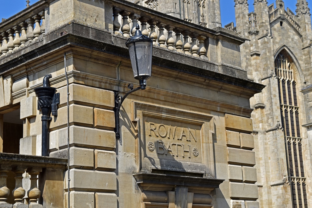 Roman Bath Sign