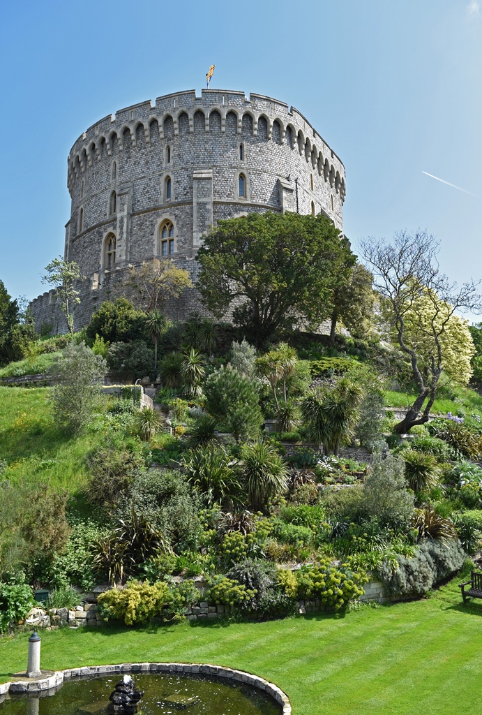 Round Tower and Landscaping