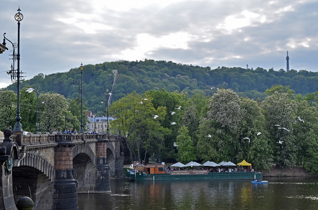 Legií Bridge and Petrín Hill