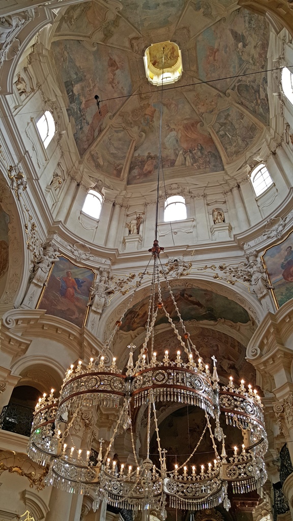 Dome and Chandelier