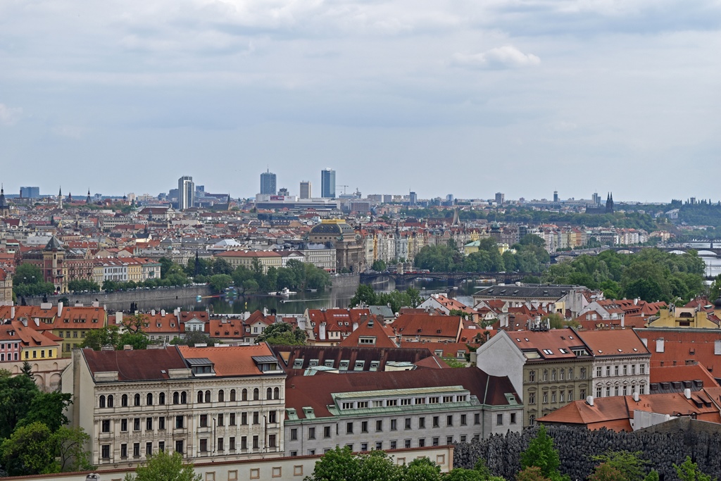 River with Legií Bridge and National Theatre