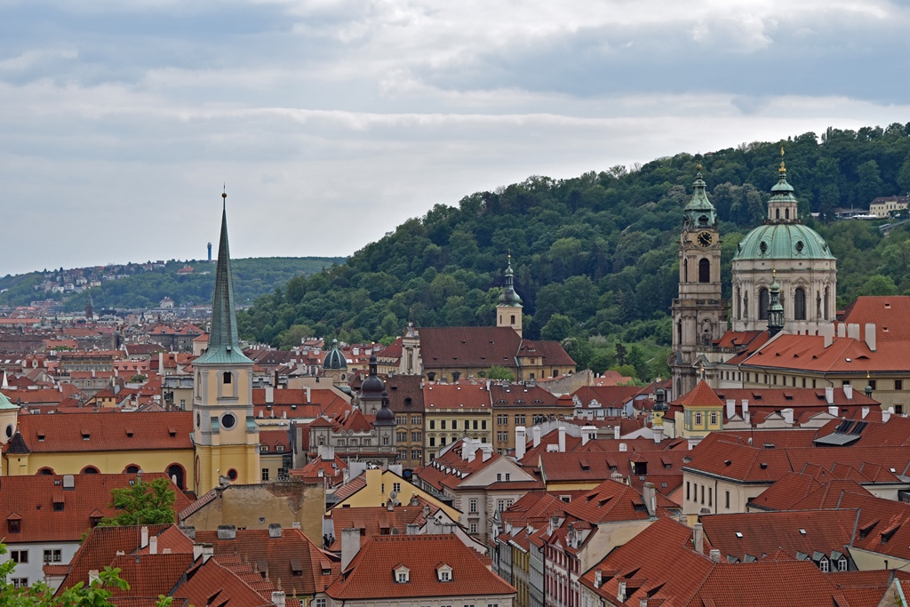 View of Little Quarter from Castle