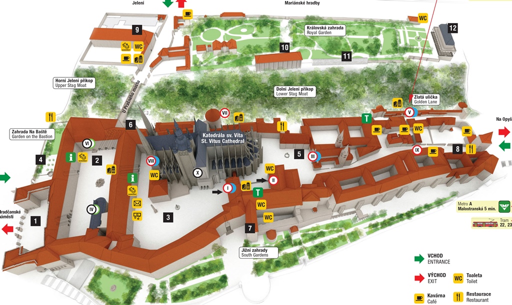 Prague Castle Layout