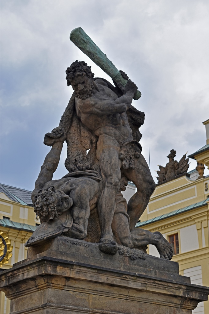 Statue of Wrestling Titans