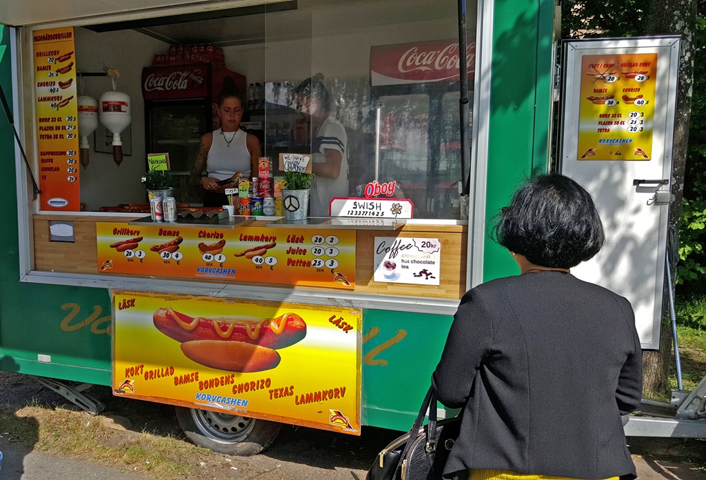 Sausage Stand Near Museum