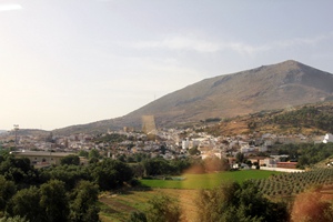 Town with Hill